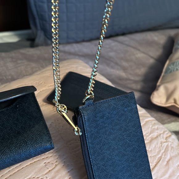 Michael Kors wristlet navy with removable pockets! - Picture 5 of 8